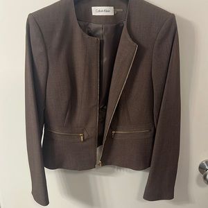 Brown Calvin Klein Blazer